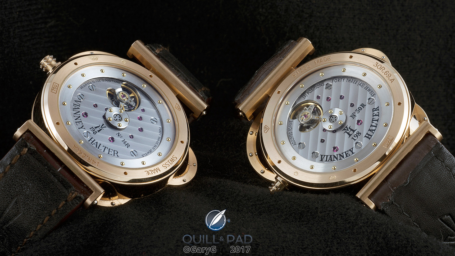 Two Vianney Halter Antiquas of different vintages