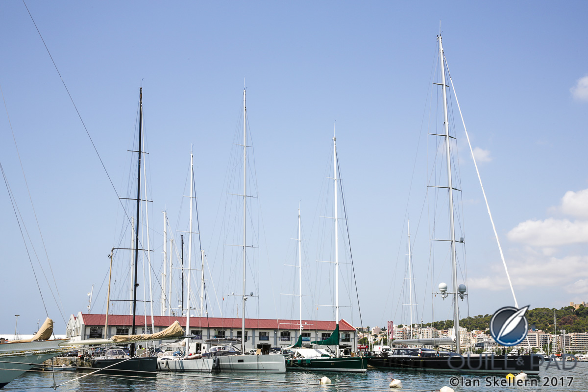Yachts in the marina at Palma de Mallorca