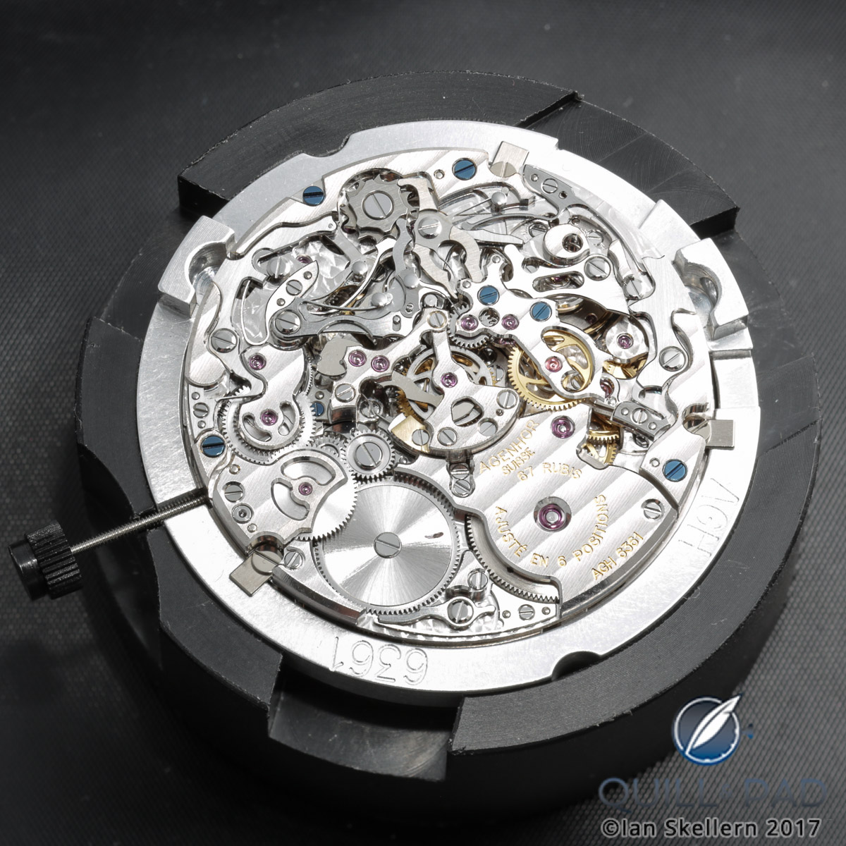 AgenGraphe automatic chronograph movement by Agenhor