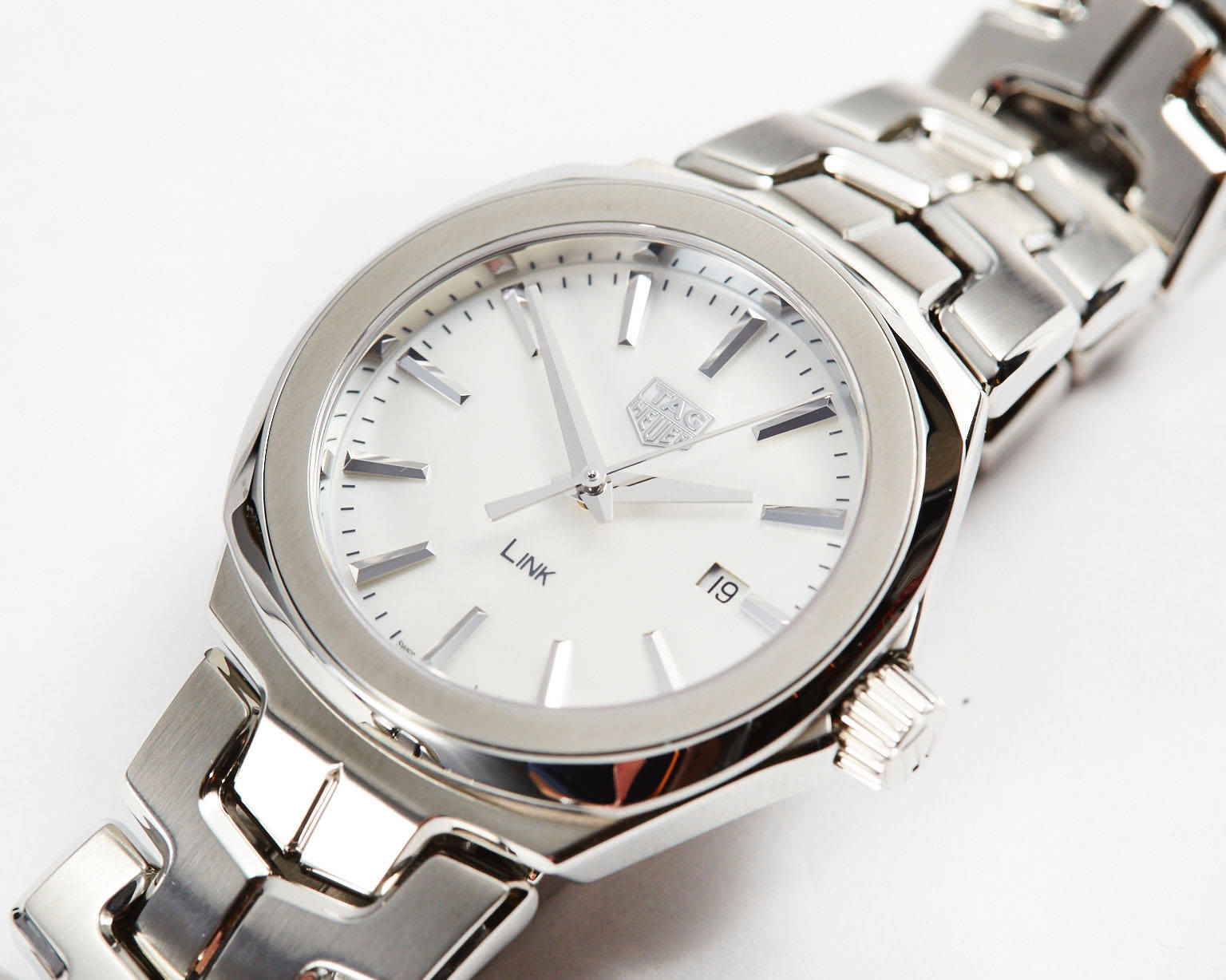 TAG Heuer Link Lady White MOP Dial