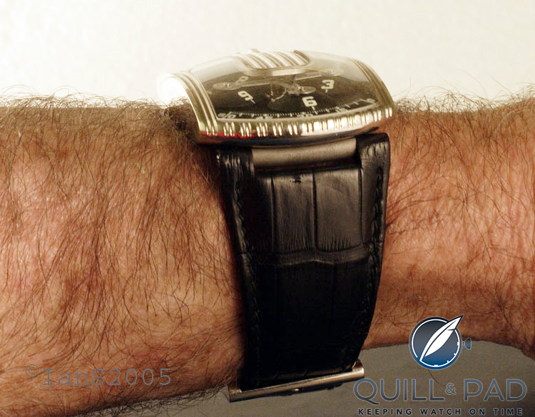 Urwerk UR-103.03 on the wrist
