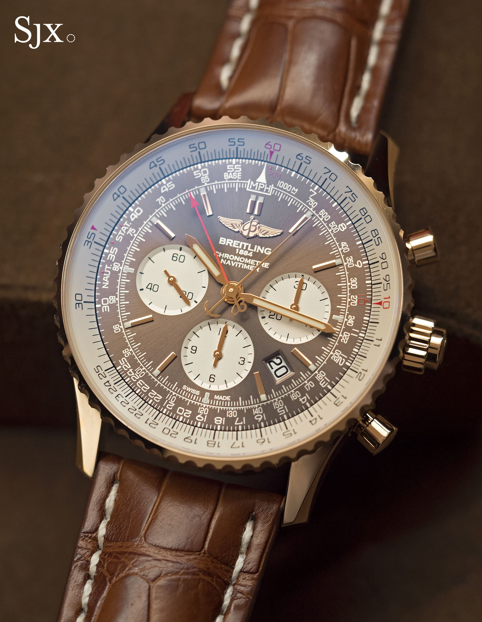 Breitling Navitimer Rattrapante red gold 9