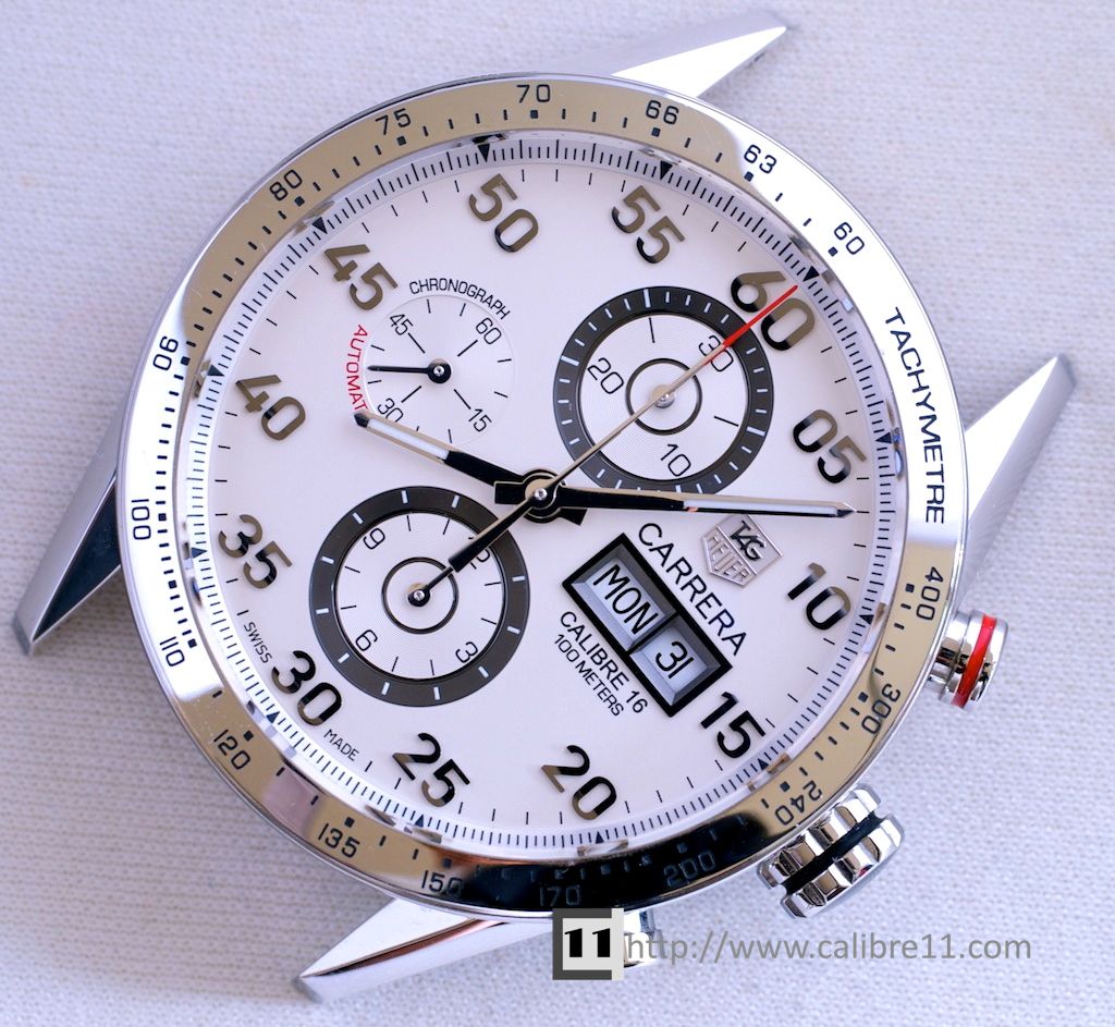 TAG Heuer Carrera Calibre 16 Day-Date White dial