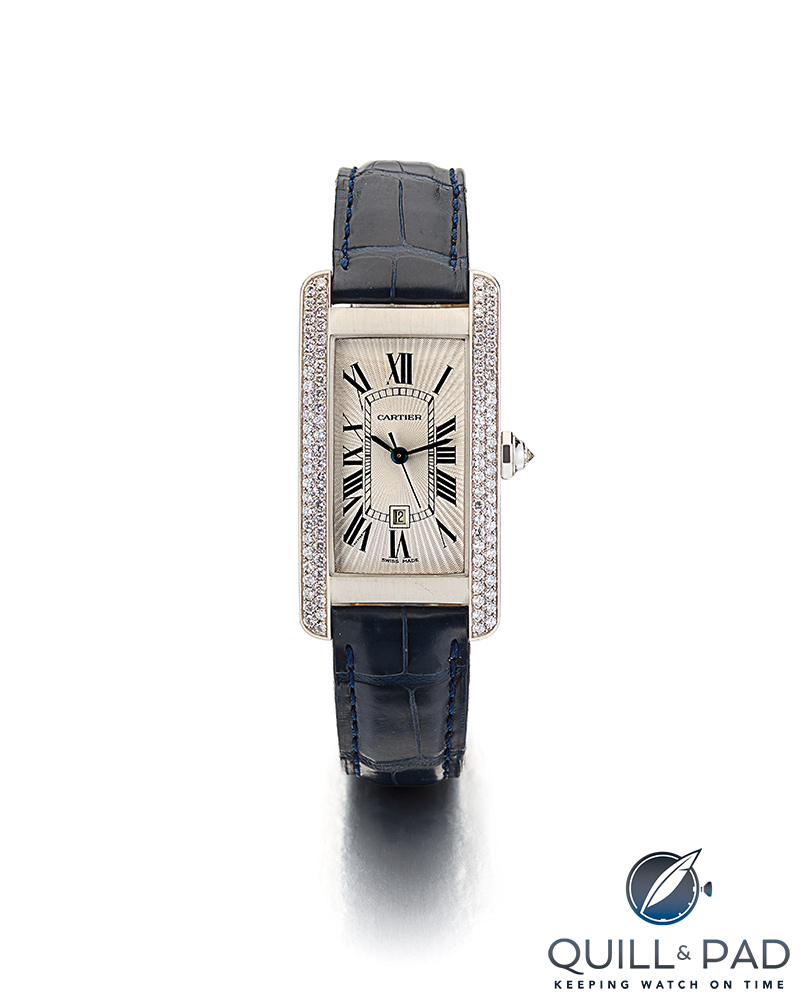 Cartier Tank Americaine from the Bonhams Jackie Collins auction