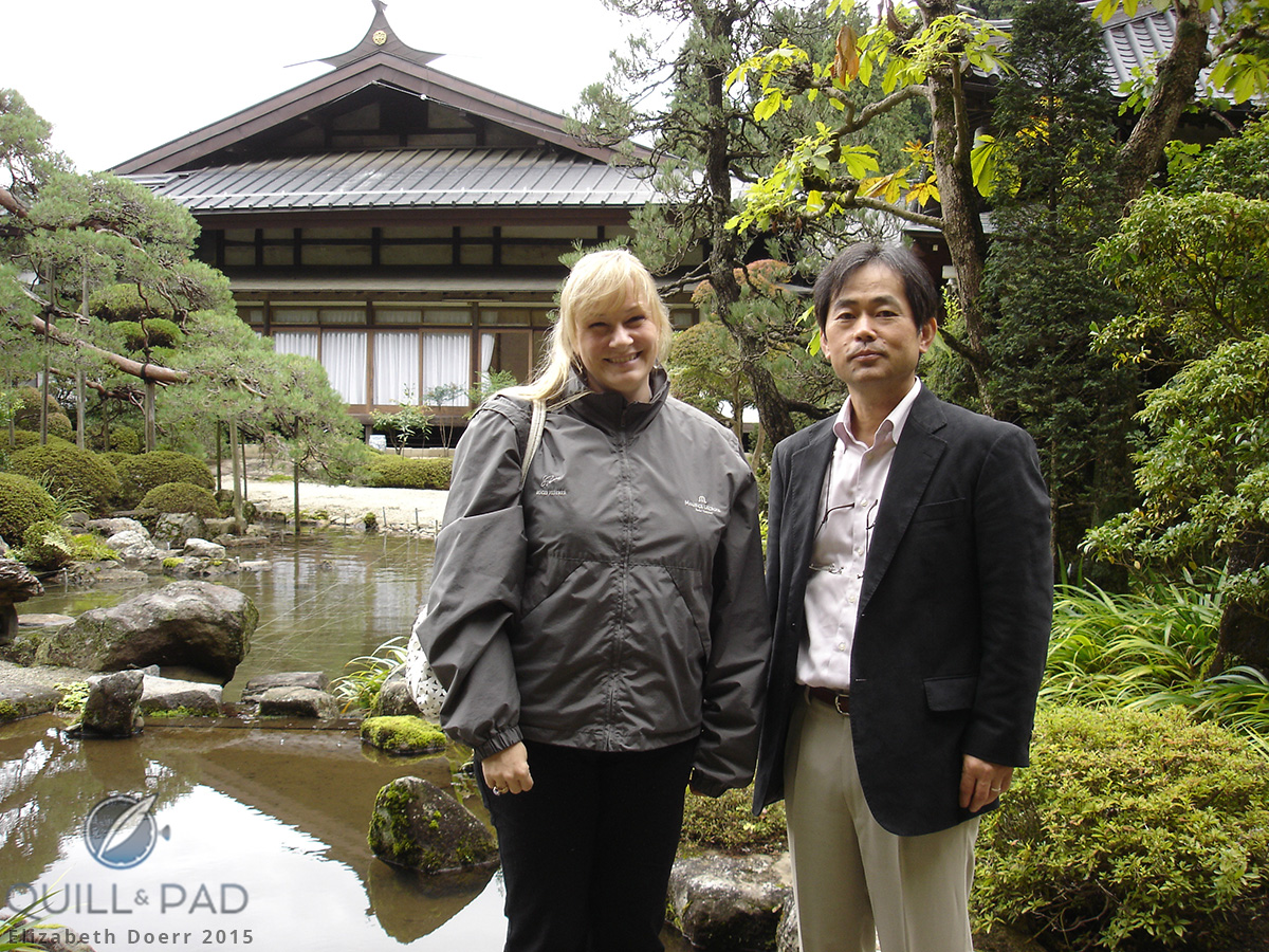 Elizabeth Doerr and Kenji Shiohara in Japan