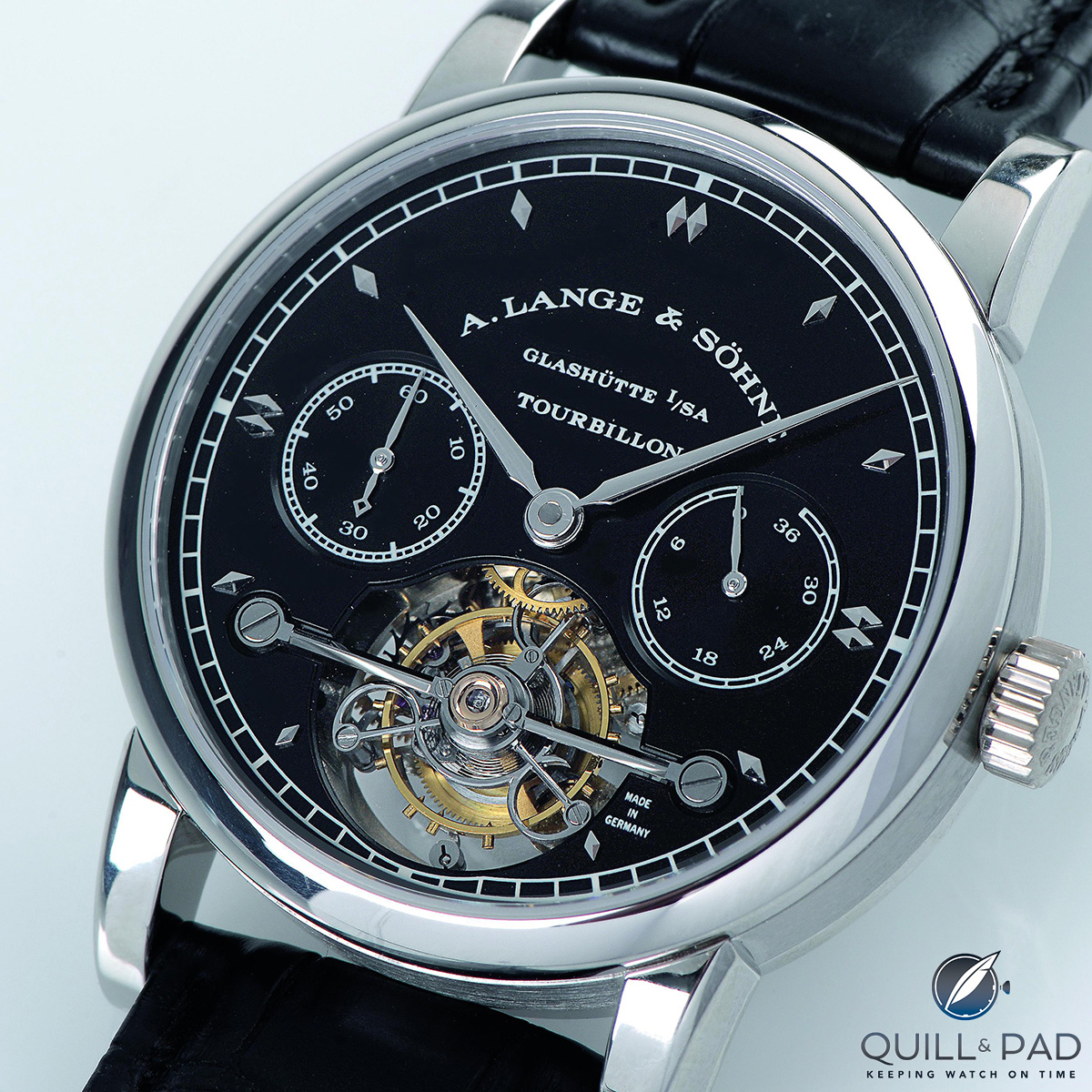 A. Lange & Söhne Tourbillon Pour le Mérite with black dial