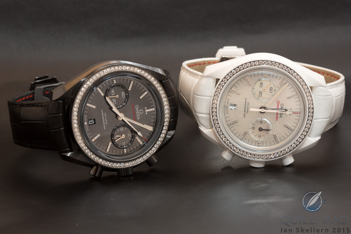 Omega Speedmaster White side of the Moon and Grey side of the Moon