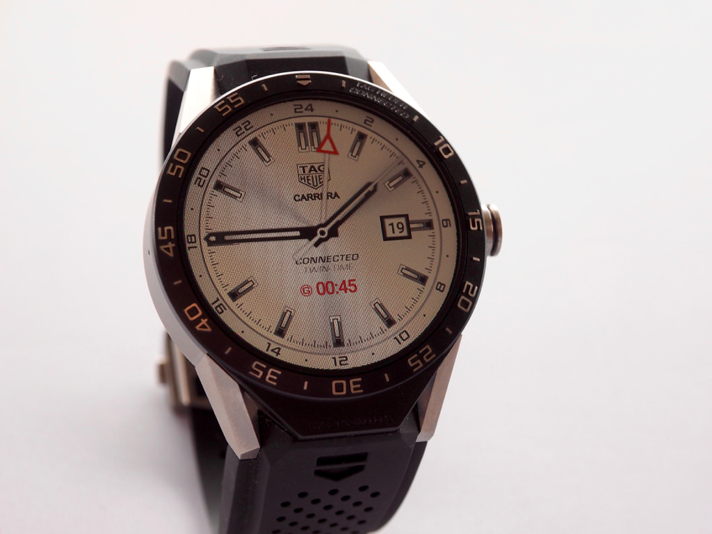 TAG Heuer Connected Smartwatch- White GMT Dial