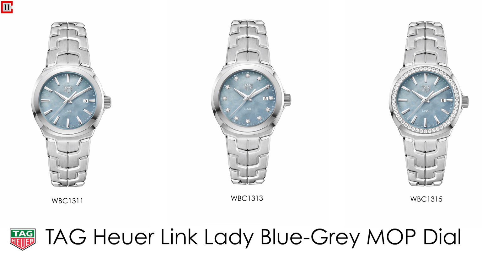 TAG Heuer Link Lady Blue-Grey MOP Dial