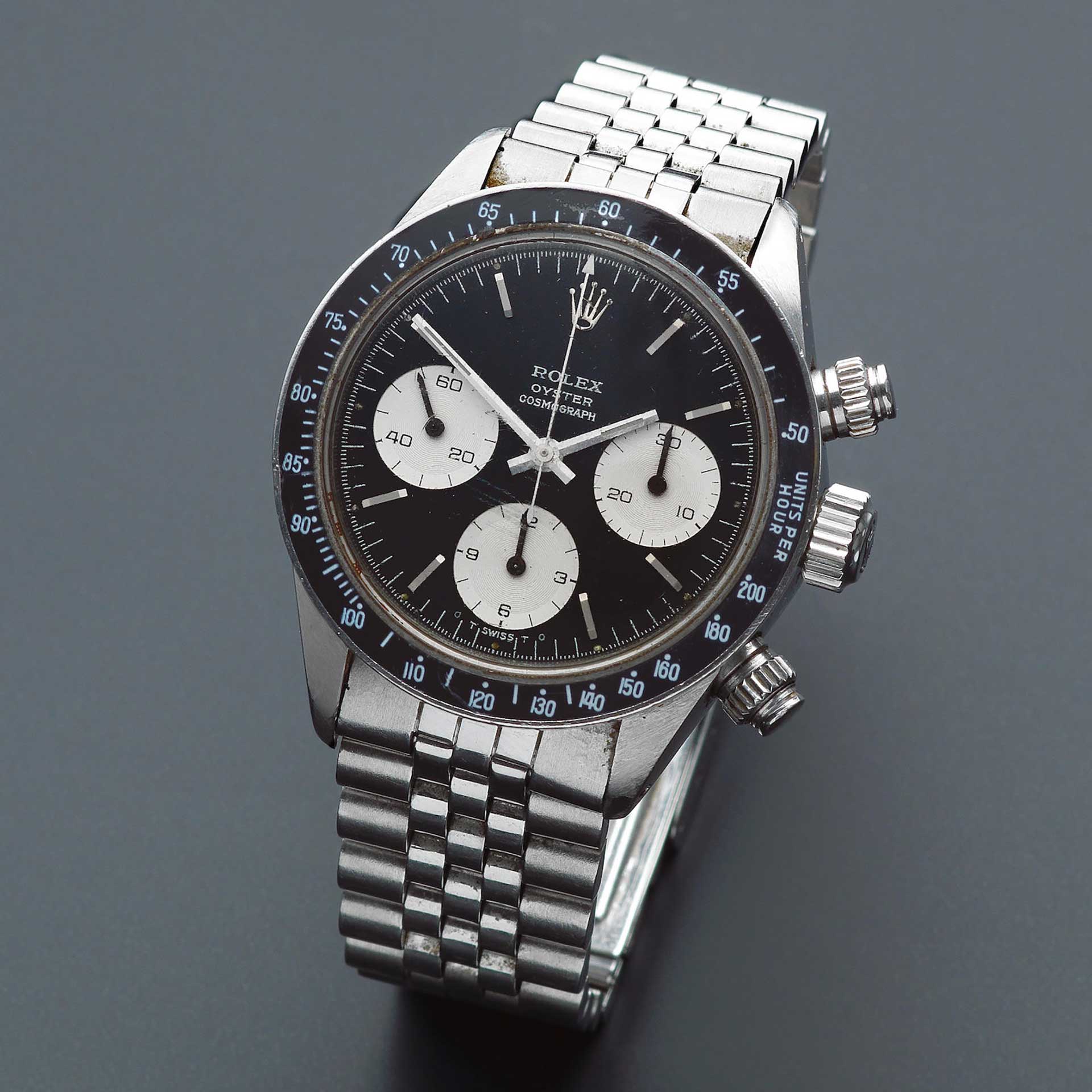 LOT 15 Rolex Stainless Steel Manual Wind Chronograph