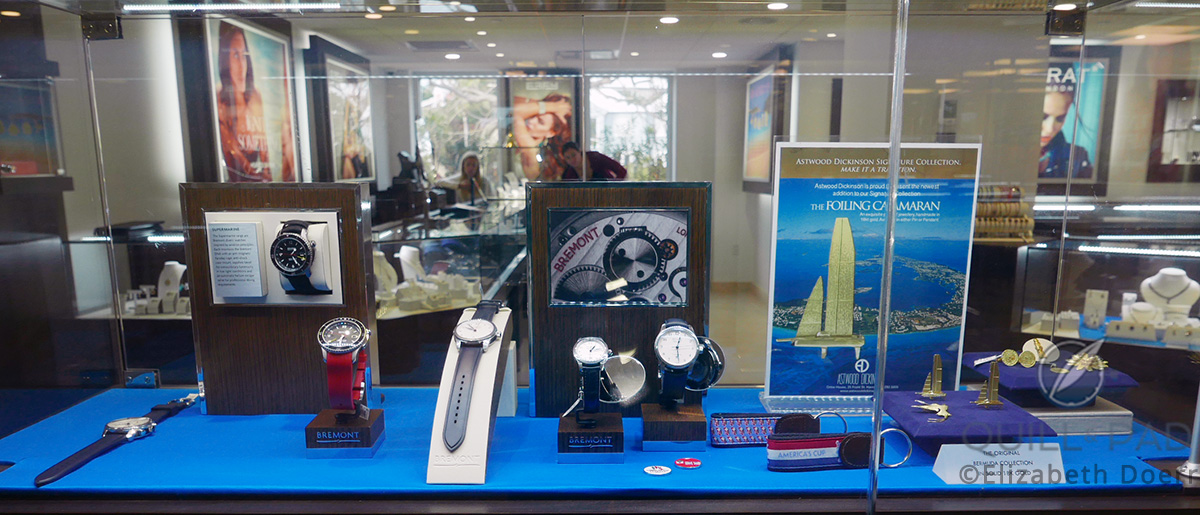 The retail space within the Hamilton Princess & Beach Club in Bermuda includes a spacious watch and jewelry shop with some of the watch industry’s best names