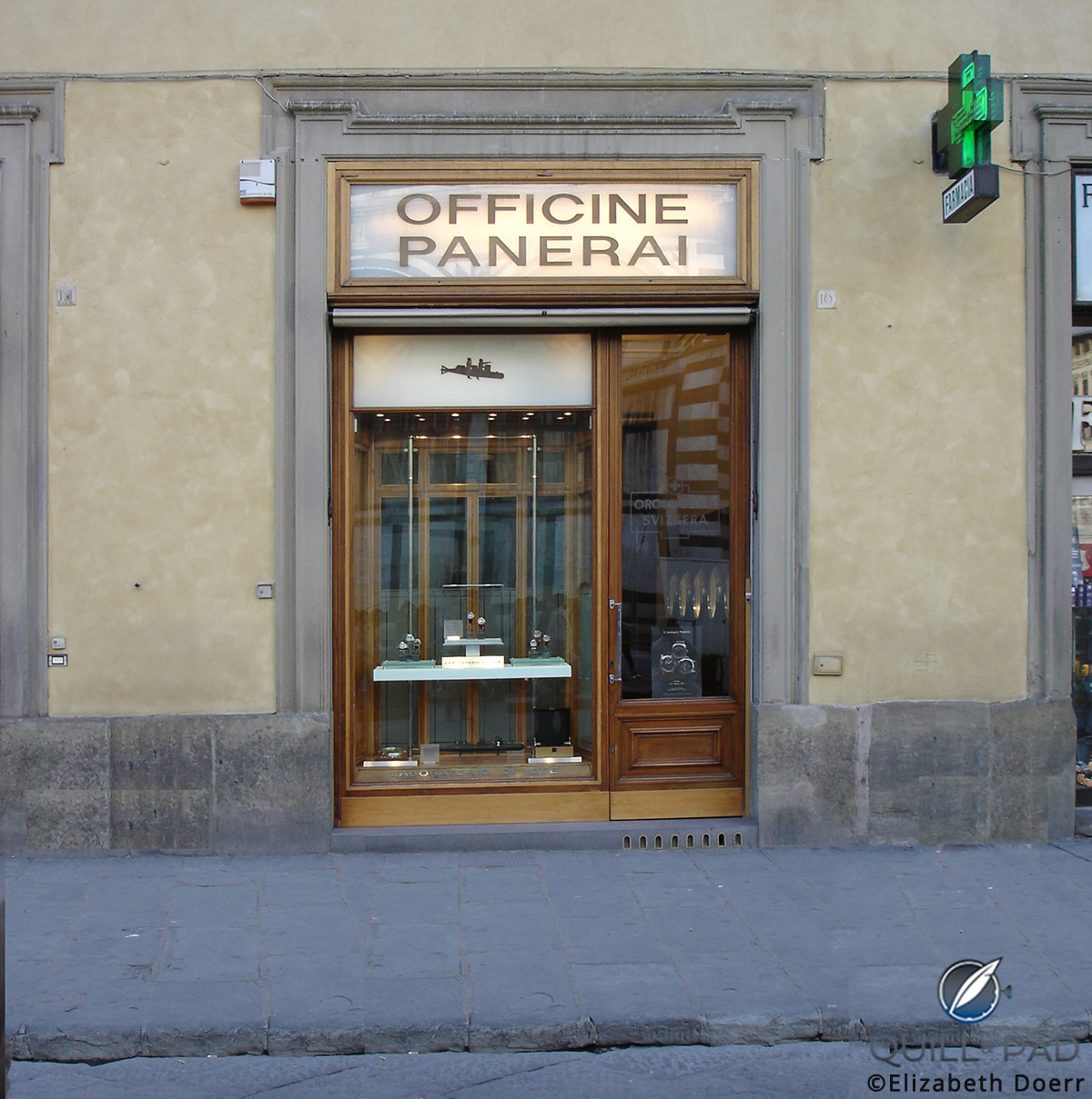The Officine Panerai boutique in Florence, Italy