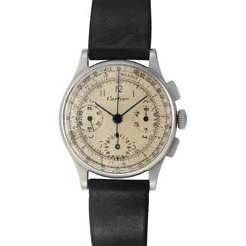 Lot 229: Jaeger-LeCoultre. A Fine Stainless Steel Wristwatch, Offered as a Gift From Prominent American John Jacob “Jakey” Astor VI to Lieutenant Colonel H. T. Blair