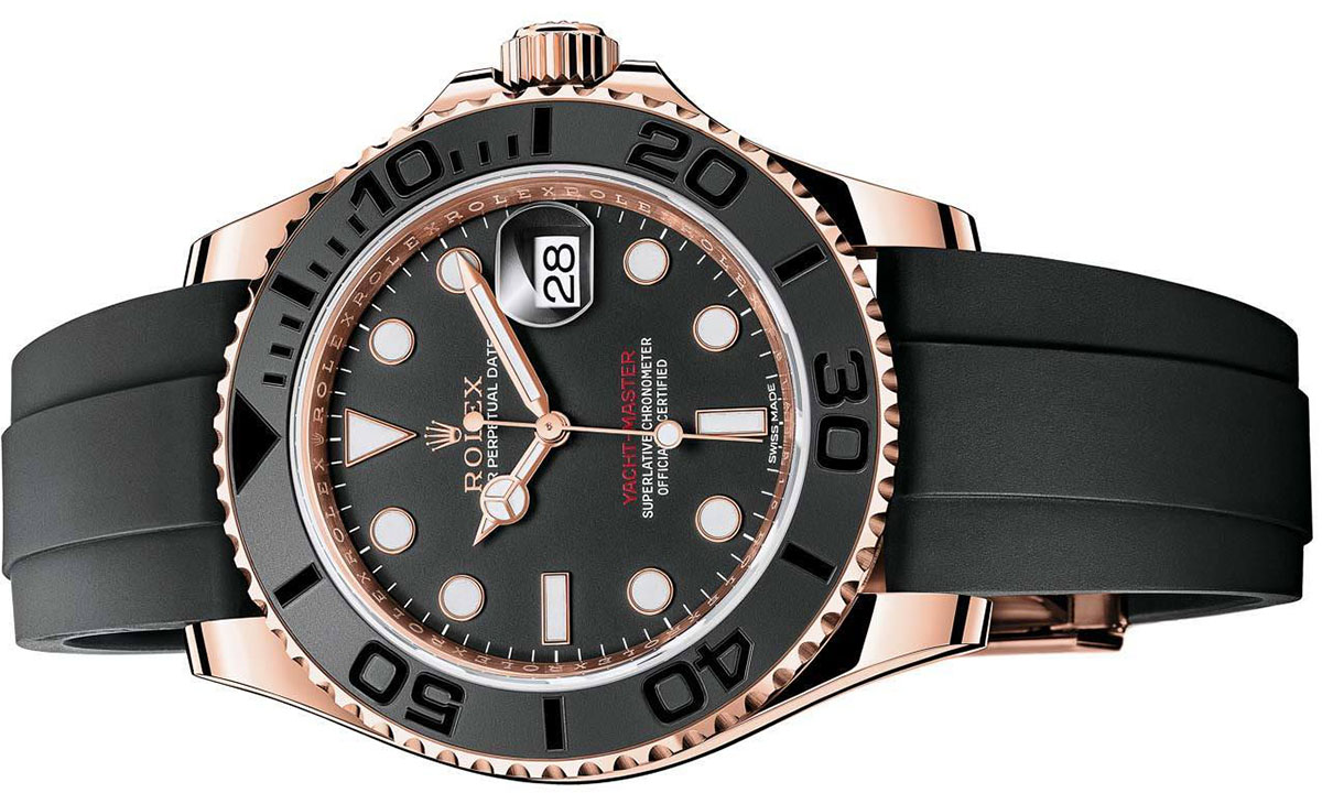 Rolex watch Discloses the Yacht-Master 116655 Watch In Everose Gold ...