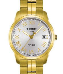 Tissot PR 100 Gold Tone Strap Men's Watch
