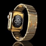World's Most Expensive Apple Attention: plus 18K gold with diamonds