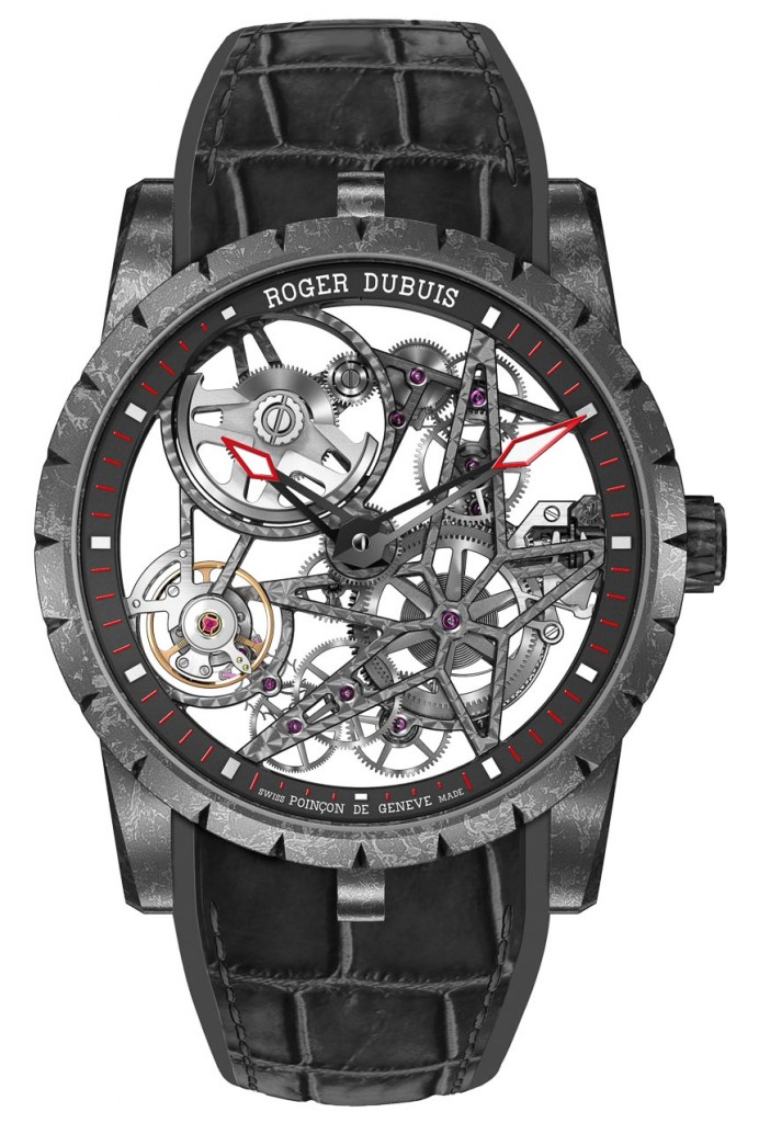Roger Dubuis Excalibur Carbon Skeleton Automatic Watch