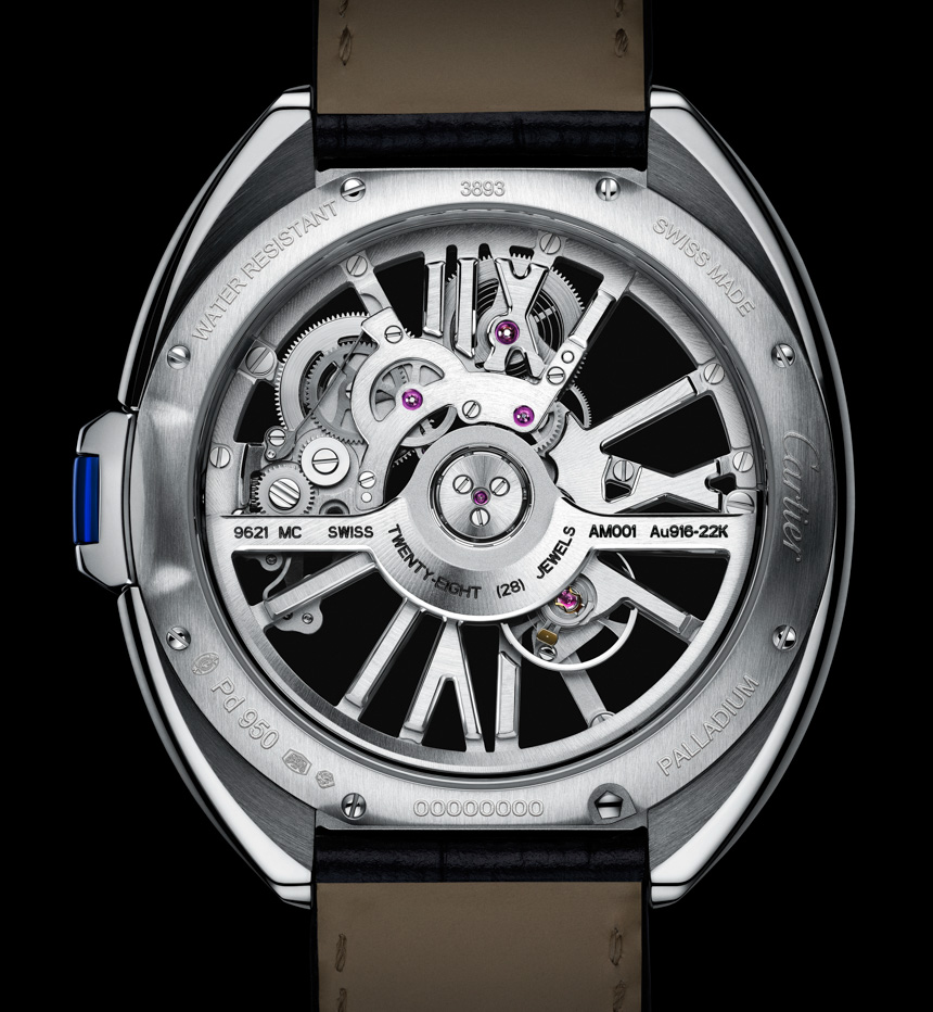  Cartier Clé Automatic Skeleton Watch