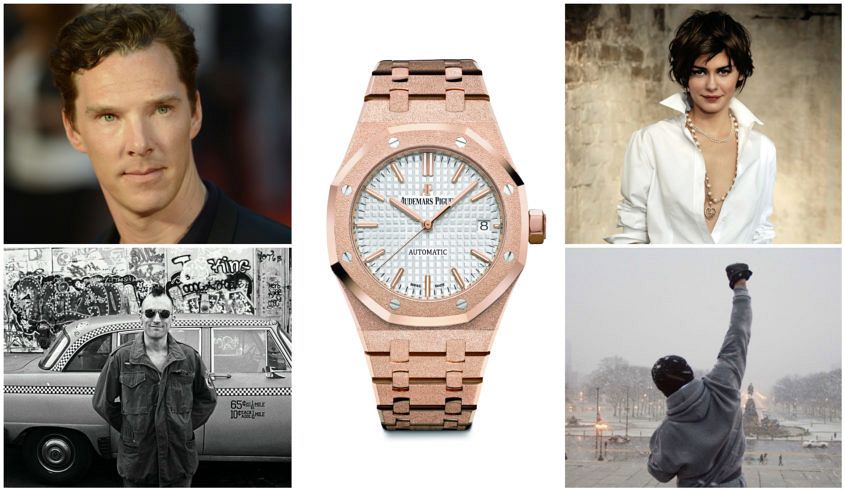 All turning 40 in 2016: Benedict Cumberbatch, Taxi Driver, Audemars Piguet Ladies’ Royal Oak, Audrey Tatou, Rocky.