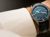 The Blancpain Fifty Fathoms Bathyscaphe in grey plasma ceramic