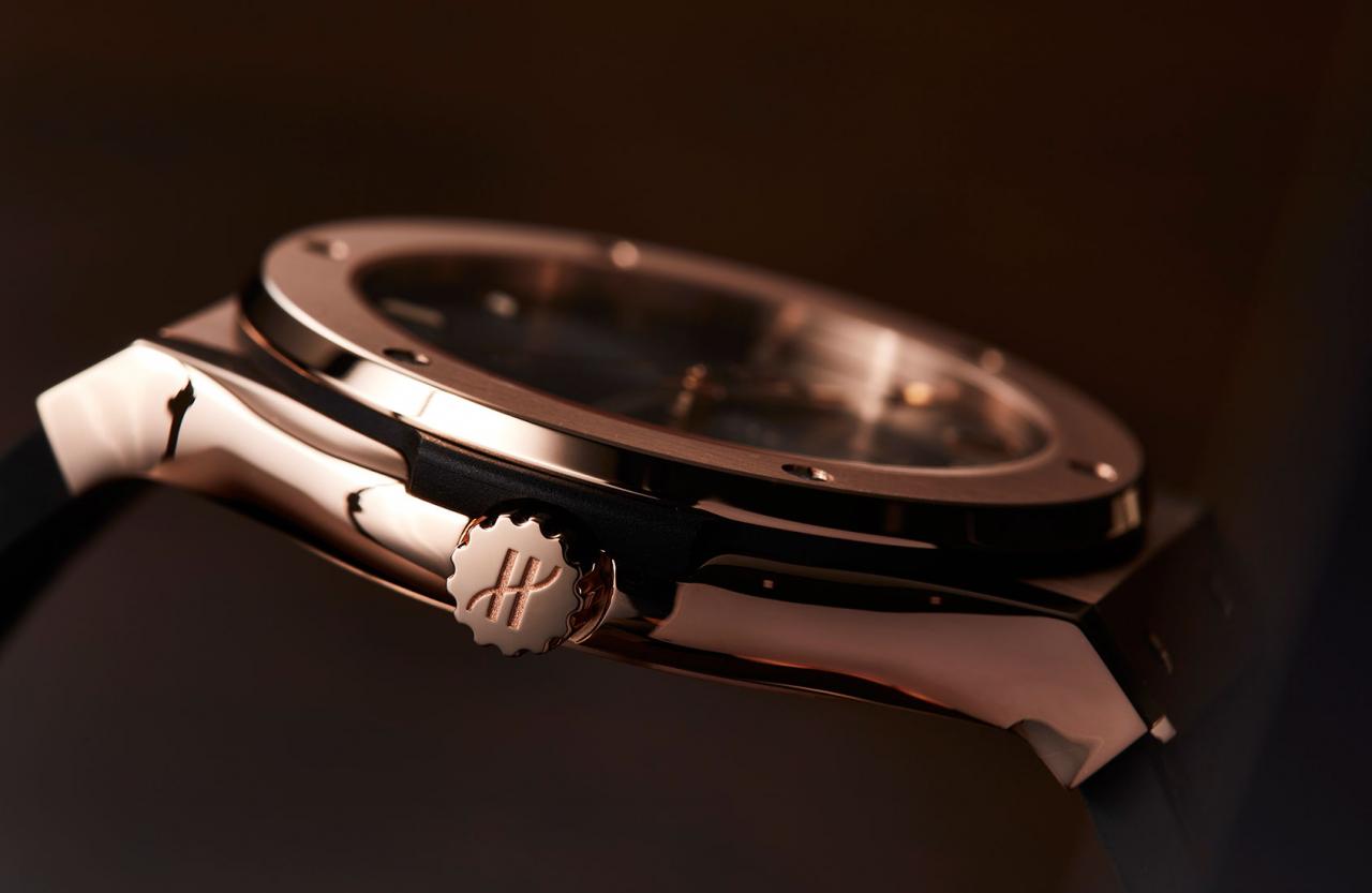 The Hublot Classic Fusion Racing Grey in King Gold