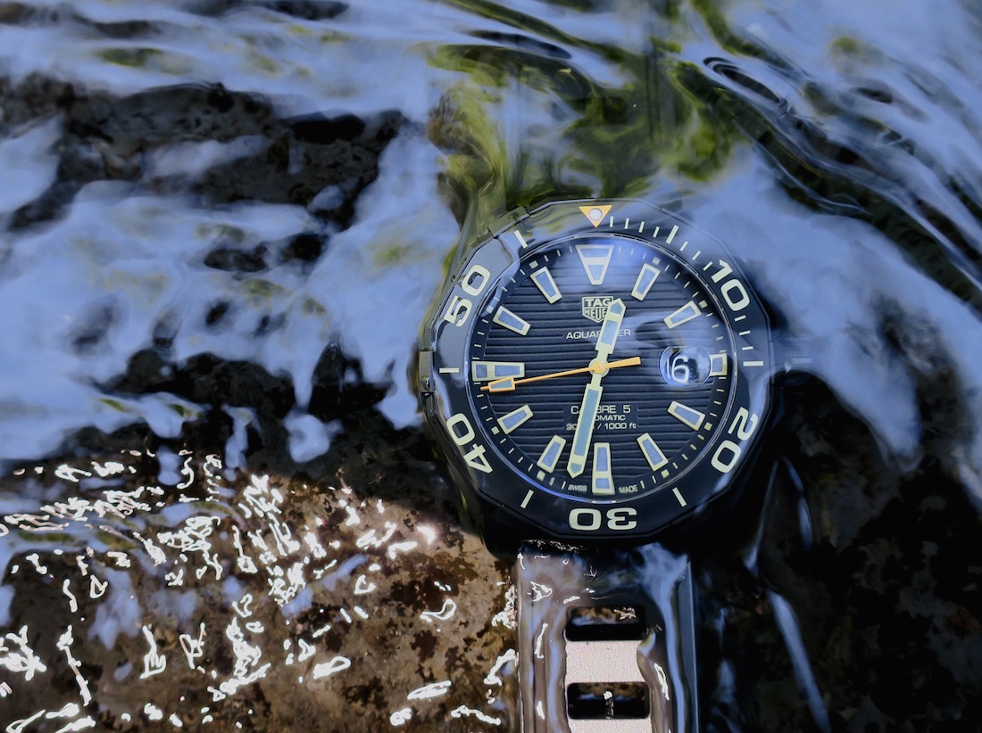 TAG Heuer Aquaracer 300 Caliber 5 Titanium WAY208C Watch 